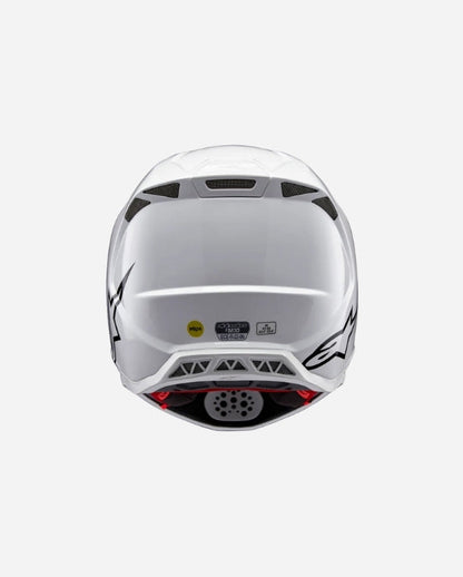 Casque Alpinestars Supertech M10 Solid ece 22.06 - Blanc Brillant