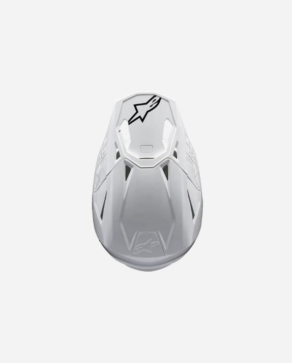 Casque Alpinestars Supertech M10 Solid ece 22.06 - Blanc Brillant