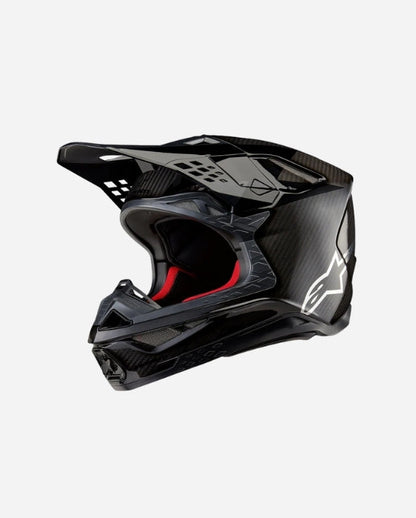 Casque Alpinestars Supertech M10 Fame ece 22.06 - Noir Carbone M&G
