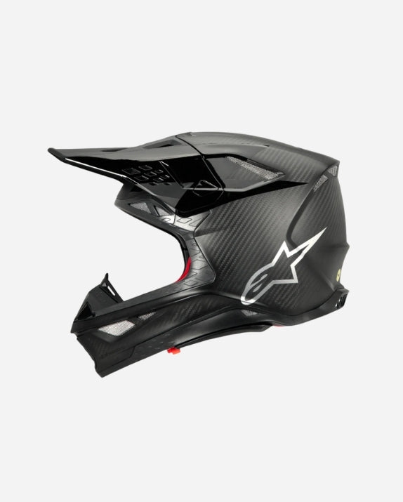 Casque Alpinestars Supertech M10 Fame ece 22.06 - Noir Carbone M&G