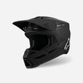Casque Alpinestars Supertech M3 Solid ece06 - Noir Mat
