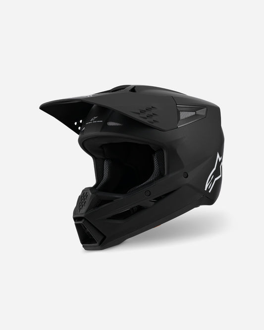 Casque Alpinestars Supertech M3 Solid ece06 - Noir Mat