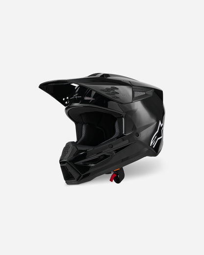 Casque Alpinestars Supertech M3 Ece06 Solid Glossy - Noir