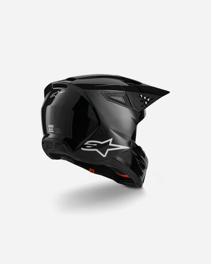 Casque Alpinestars Supertech M3 Ece06 Solid Glossy - Noir