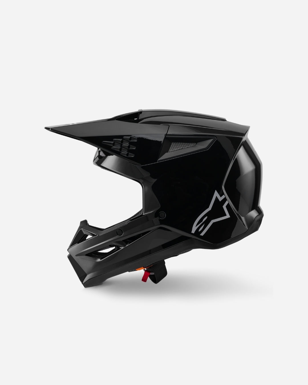 Casque Alpinestars Supertech M3 Solid ece06 - Noir Brillant