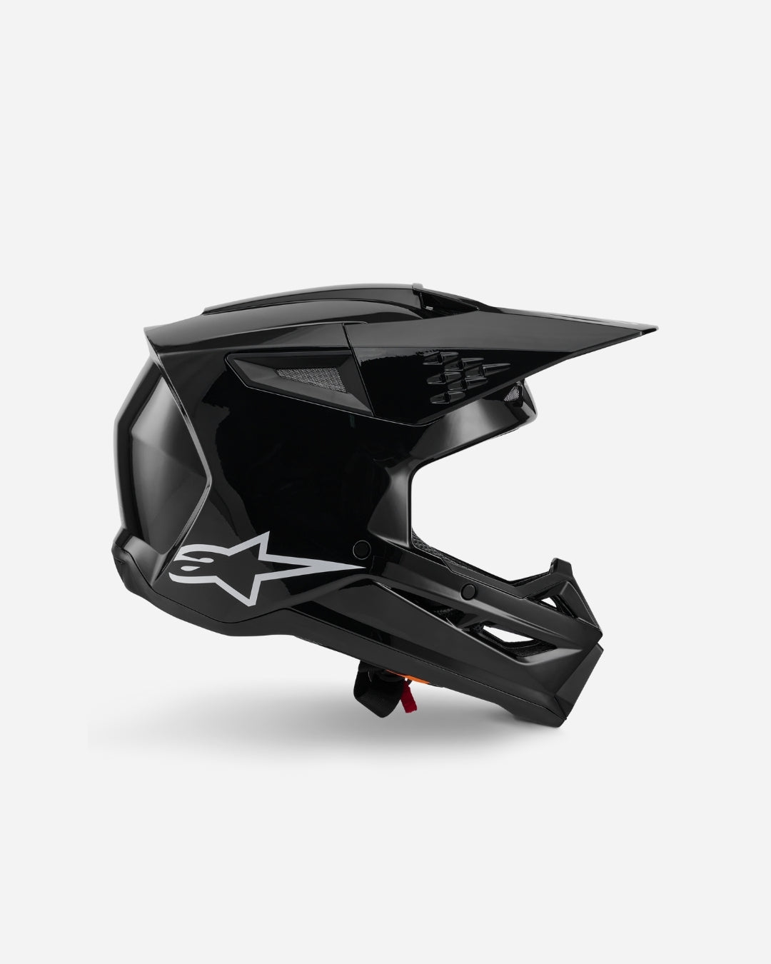 Casque Alpinestars Supertech M3 Solid ece06 - Noir Brillant