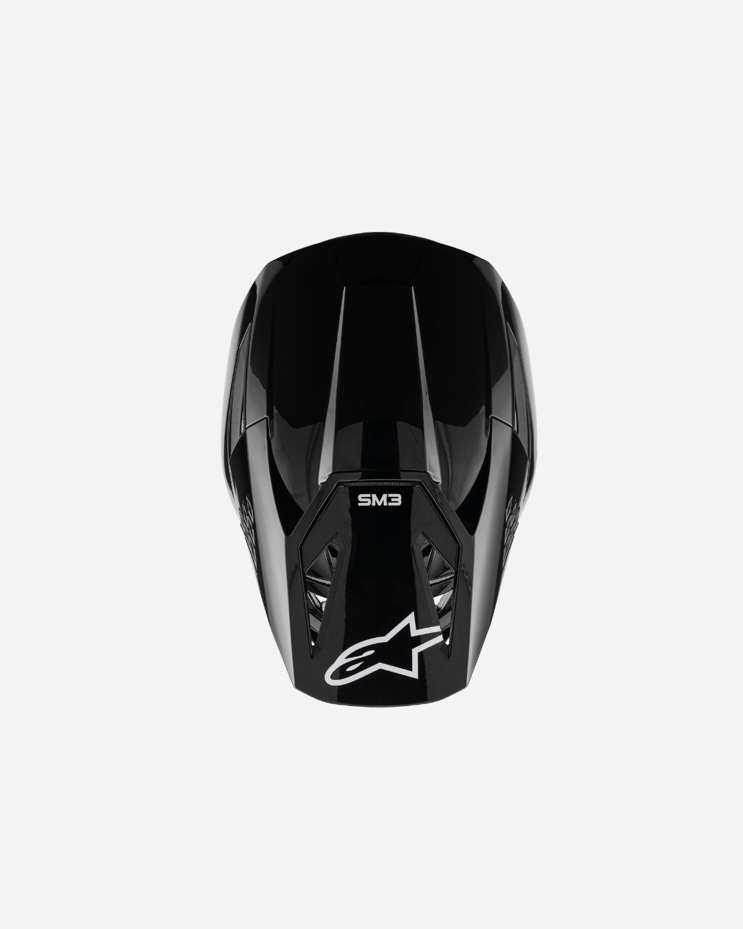 Casque Alpinestars Supertech M3 Solid ece06 - Noir Brillant