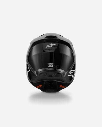 Casque Alpinestars Supertech M3 Ece06 Solid Glossy - Noir