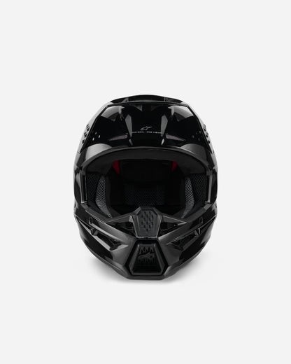 Casque Alpinestars Supertech M3 Solid ece06 - Noir Brillant