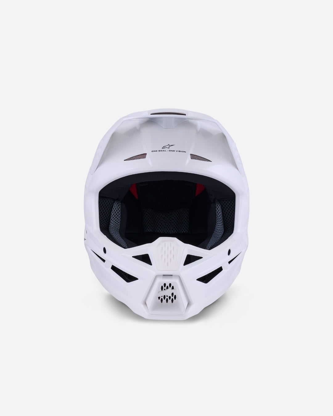 Casque Alpinestars Supertech M3 Solid ece06 - Blanc Brillant