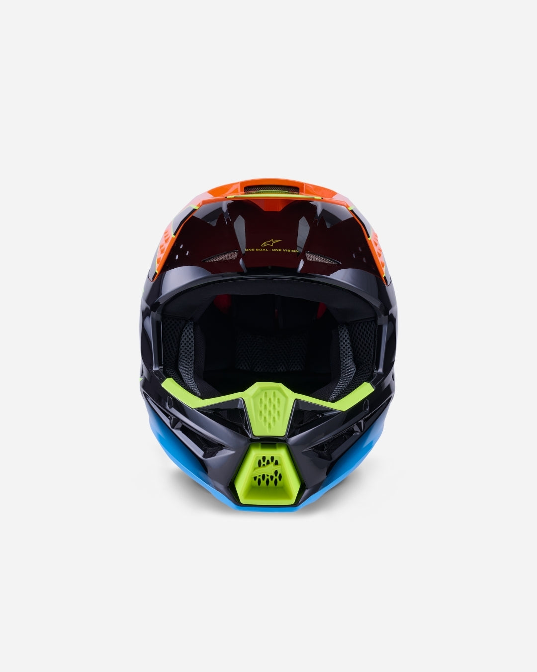 Casque Alpinestars Supertech M3 Fray ece06 - Noir/Orange/Jaune Fluo Brillant