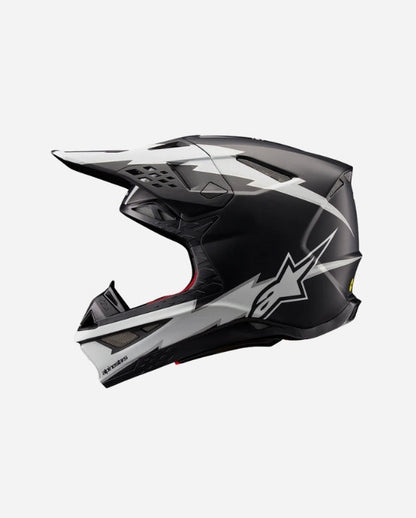 Casque Alpinestars Supertech Supertech M10 Ampress ece 22.06 - Noir/Blanc Mat