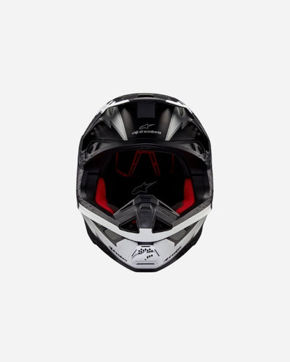 Casque Alpinestars Supertech Supertech M10 Ampress ece 22.06 - Noir/Blanc Mat