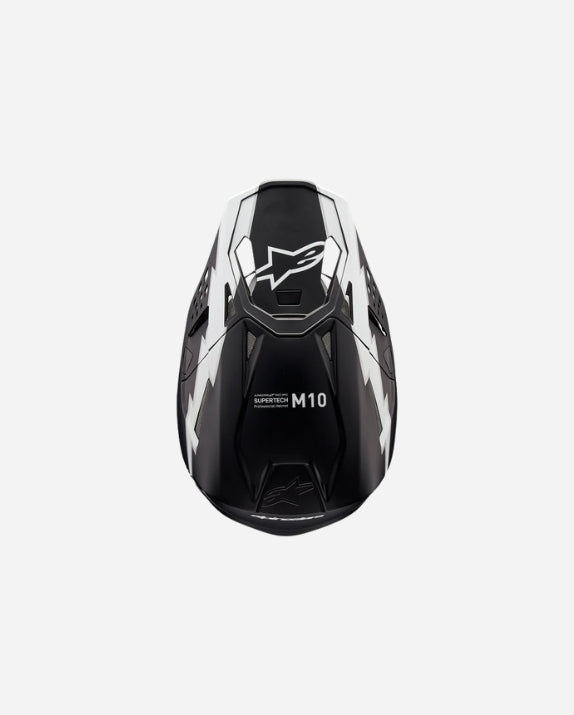 Casque Alpinestars Supertech Supertech M10 Ampress ece 22.06 - Noir/Blanc Mat