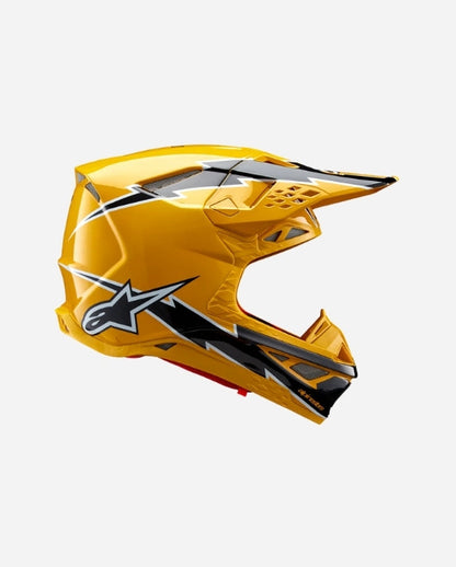 Casque Alpinestars Supertech M10 Ampresece - Noir/Jaune Brillant