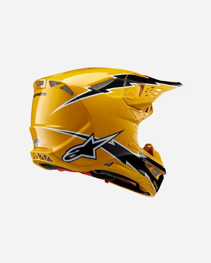 Casque Alpinestars Supertech M10 Ampresece - Noir/Jaune Brillant