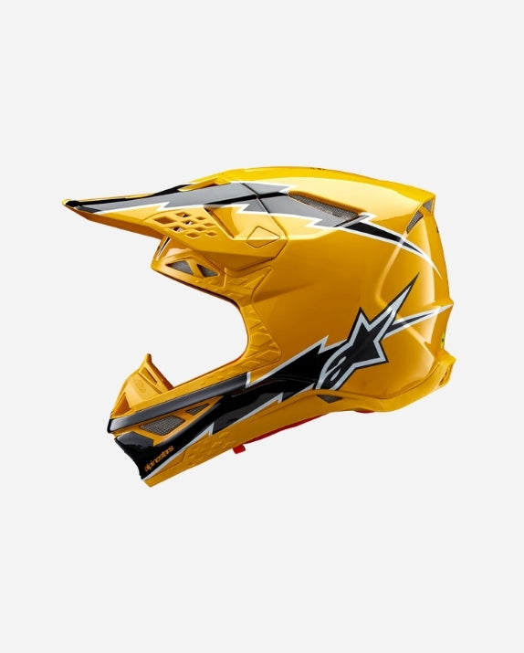 Casque Alpinestars Supertech M10 Ampresece - Noir/Jaune Brillant