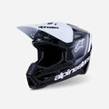 Alpinestars Supertech M3 Radium ece06 Helmet - Black/White/Glossy Grey