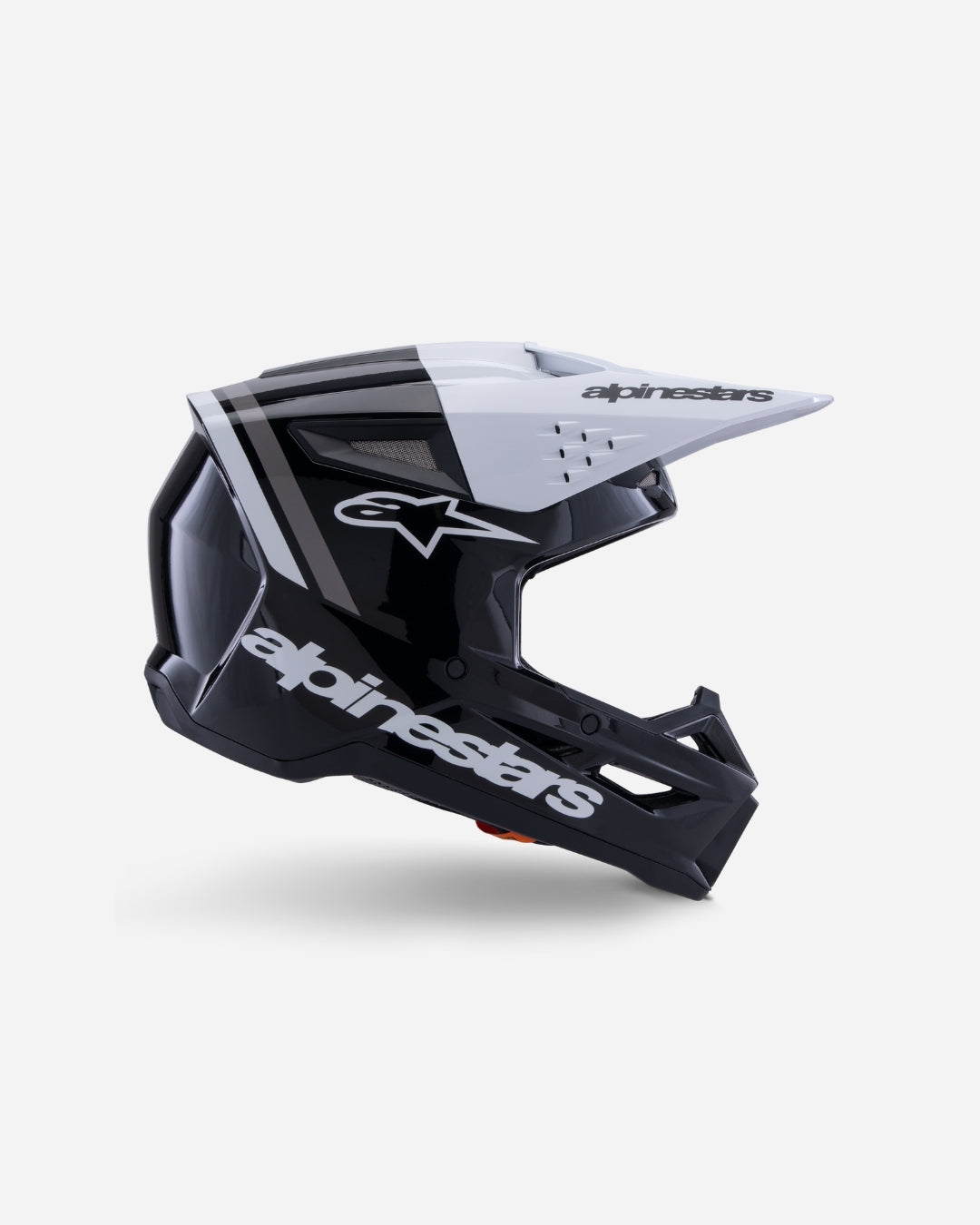 Casque Alpinestars Supertech M3 Radium ece06 - Noir/Blanc/Gris Brillant