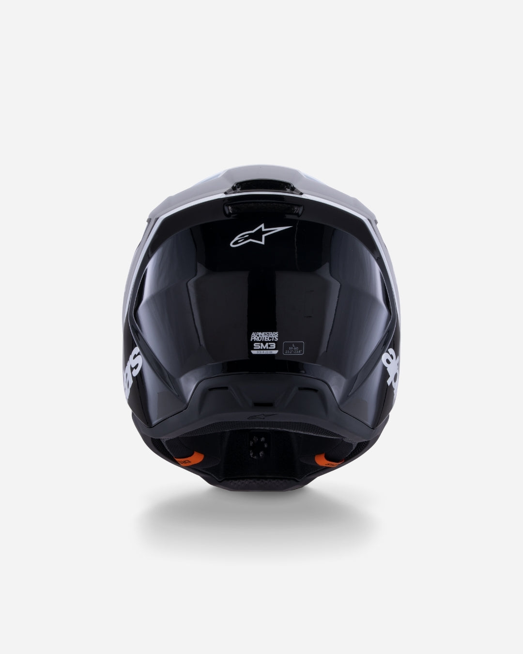 Casque Alpinestars Supertech M3 Radium ece06 - Noir/Blanc/Gris Brillant