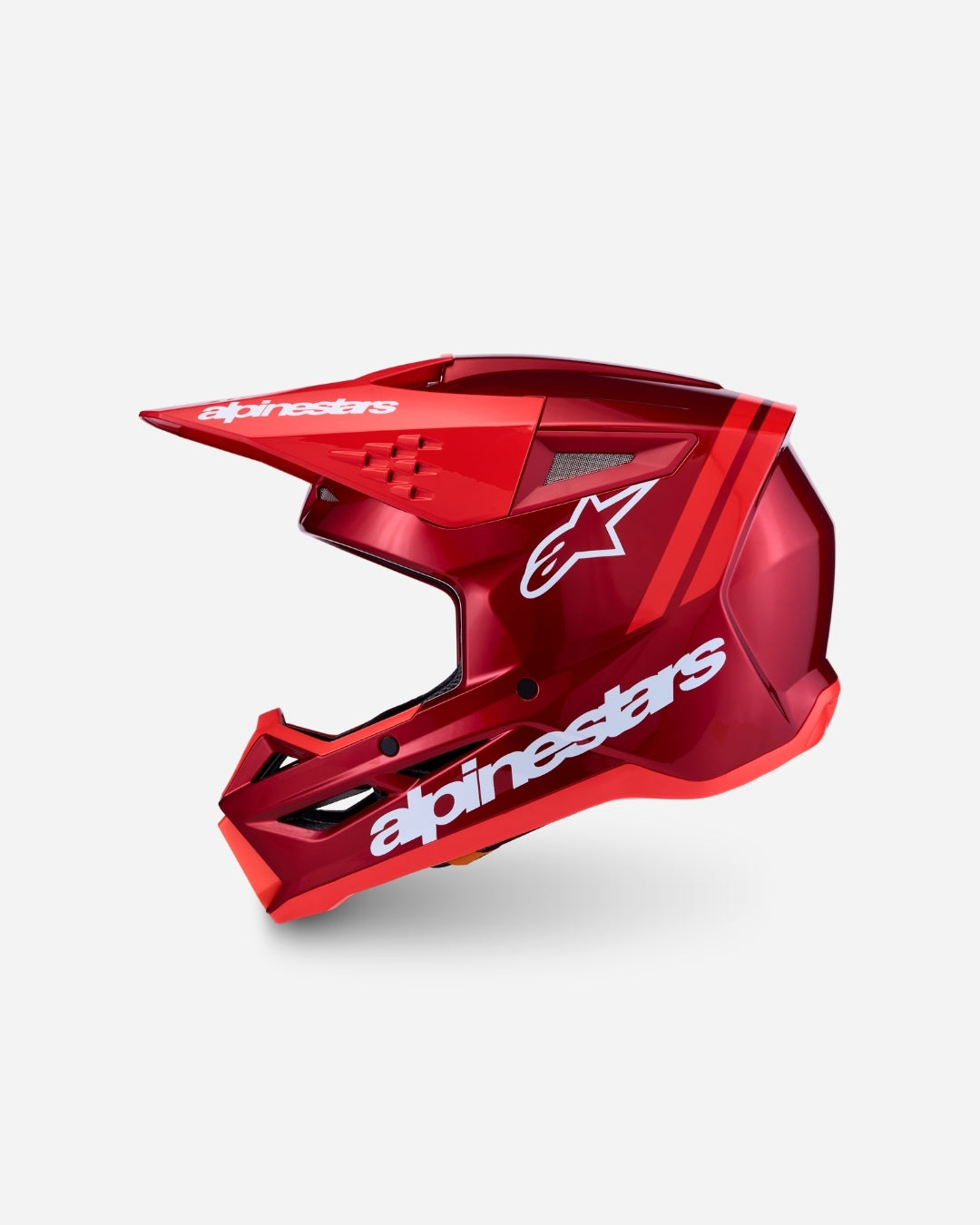 Alpinestars S-M3 Radium ECE 06 Helmet - Red/Matte Red/Red Fluo/White Glossy