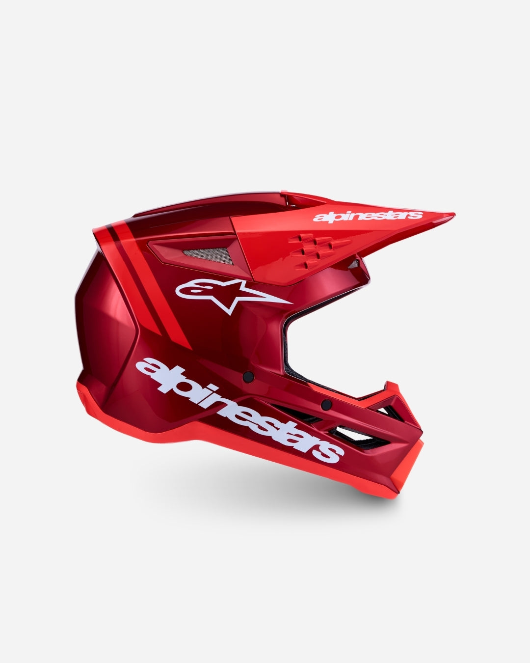 Alpinestars S-M3 Radium ECE 06 Helmet - Red/Matte Red/Red Fluo/White Glossy