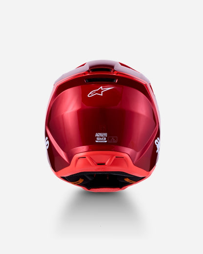 Alpinestars S-M3 Radium ECE 06 Helmet - Red/Matte Red/Red Fluo/White Glossy