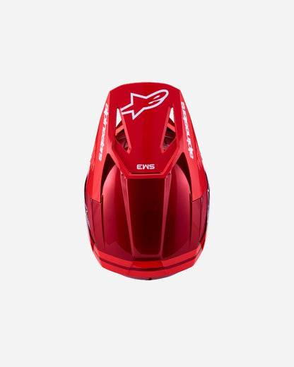 Alpinestars S-M3 Radium ECE 06 Helmet - Red/Matte Red/Red Fluo/White Glossy