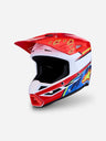 Alpinestars S-M3 Falcon ECE 06 Helmet - Red Fluo/White/Blue/Yellow Fluo Glossy