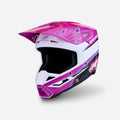Alpinestars S-M3 Falcon ECE06 Helm - Lila/Weiß/Schwarz/Pink Fluo Glänzend