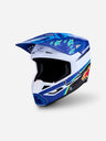 Alpinestars S-M3 Falcon ECE 06 Helmet - Blue/White/Black/Pink Fluo/Yellow Fluo Glossy