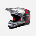 Alpinestars Supertech M10 Flood Helmet ece 22.06 - Silver/Black/Fluorescent Orange M&G