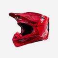 Alpinestars Supertech M10 Flood Helmet ece 22.06 - Fluorescent Red/M&G Red