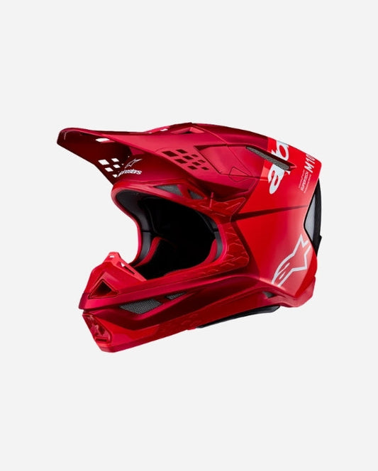 Casque Alpinestars Supertech Supertech M10 Flood ece 22.06 - Rouge Fluo/Rouge M&G