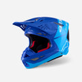 Alpinestars Supertech M10 Flood Helmet ece 22.06 - Metallic Blue/Medium Blue/Carbon Black M&G