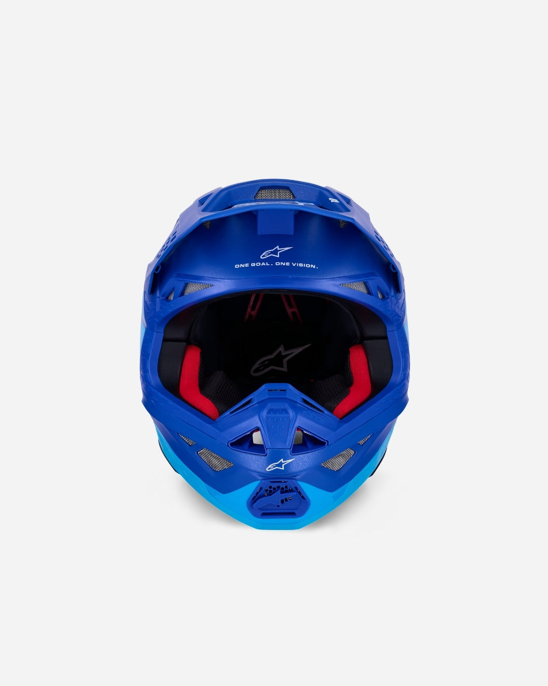 Casque Alpinestars Supertech M10 Flood ece 22.06 - Bleu métallisé/Bleu moyen/Noir carbone M&G