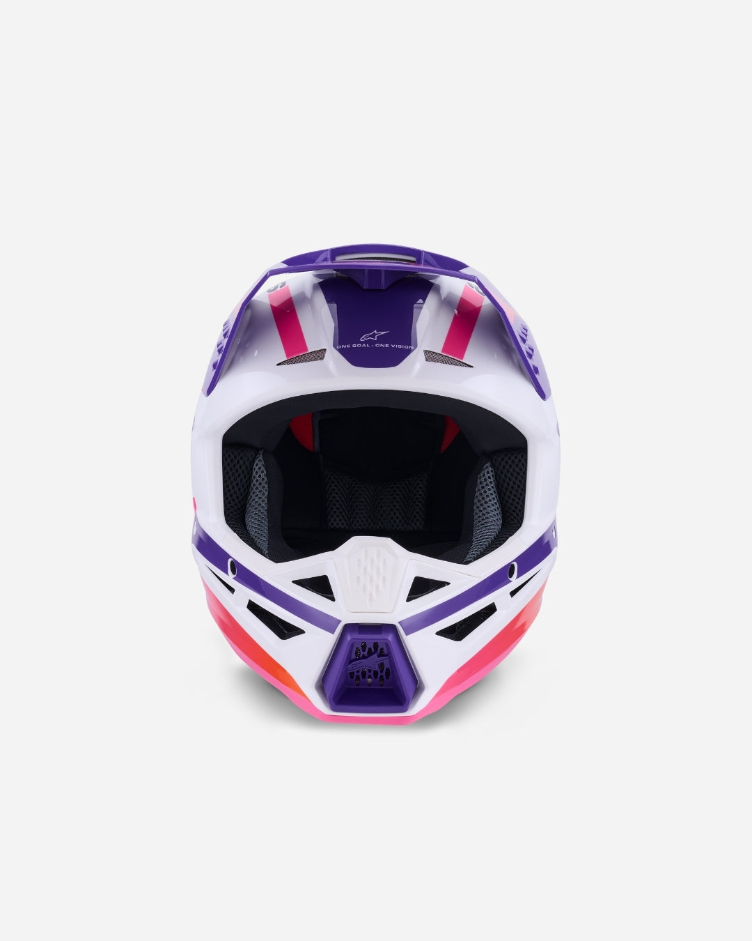 Casque Alpinestars Supertech M3 Heat ece06 - Blanc/Violet/Rose Brillant