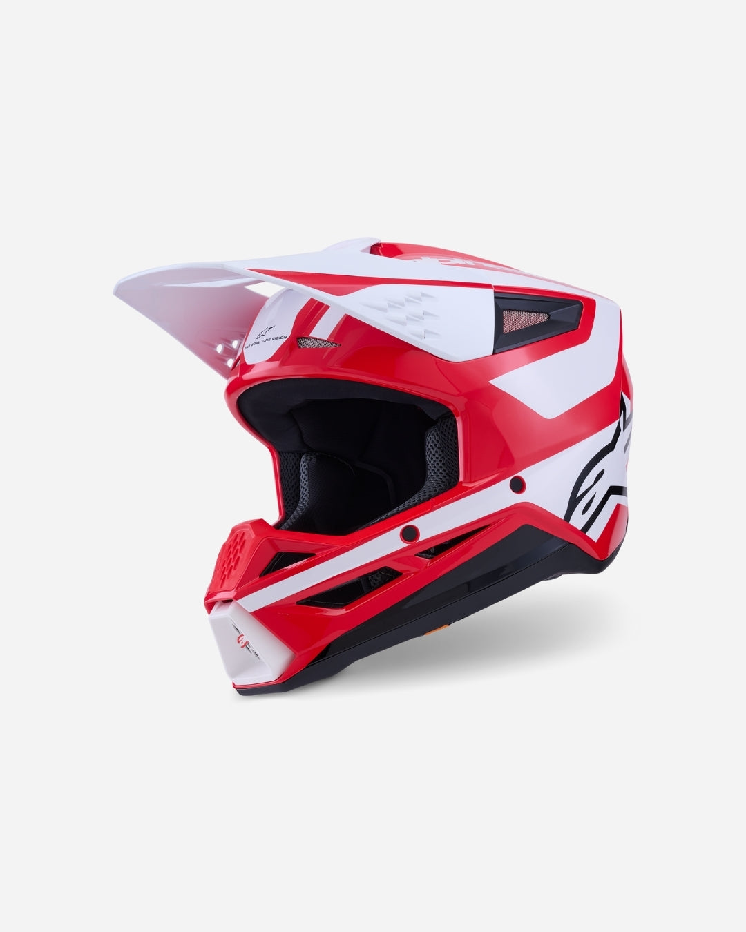 Casque Alpinestars Supertech M3 Heat ece06 - Rouge/Blanc/Noir Brillant