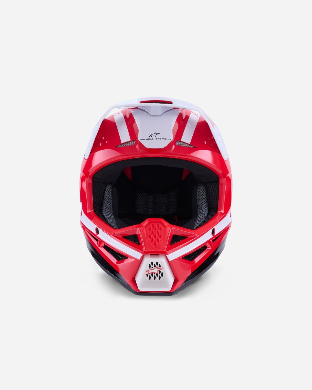 Casque Alpinestars Supertech M3 Heat ece06 - Rouge/Blanc/Noir Brillant