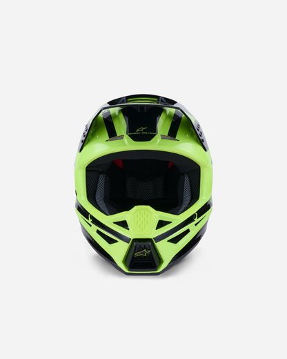 Casque Alpinestars Supertech M3 Heat ece06 - Jaune Fluo/Noir Brillant