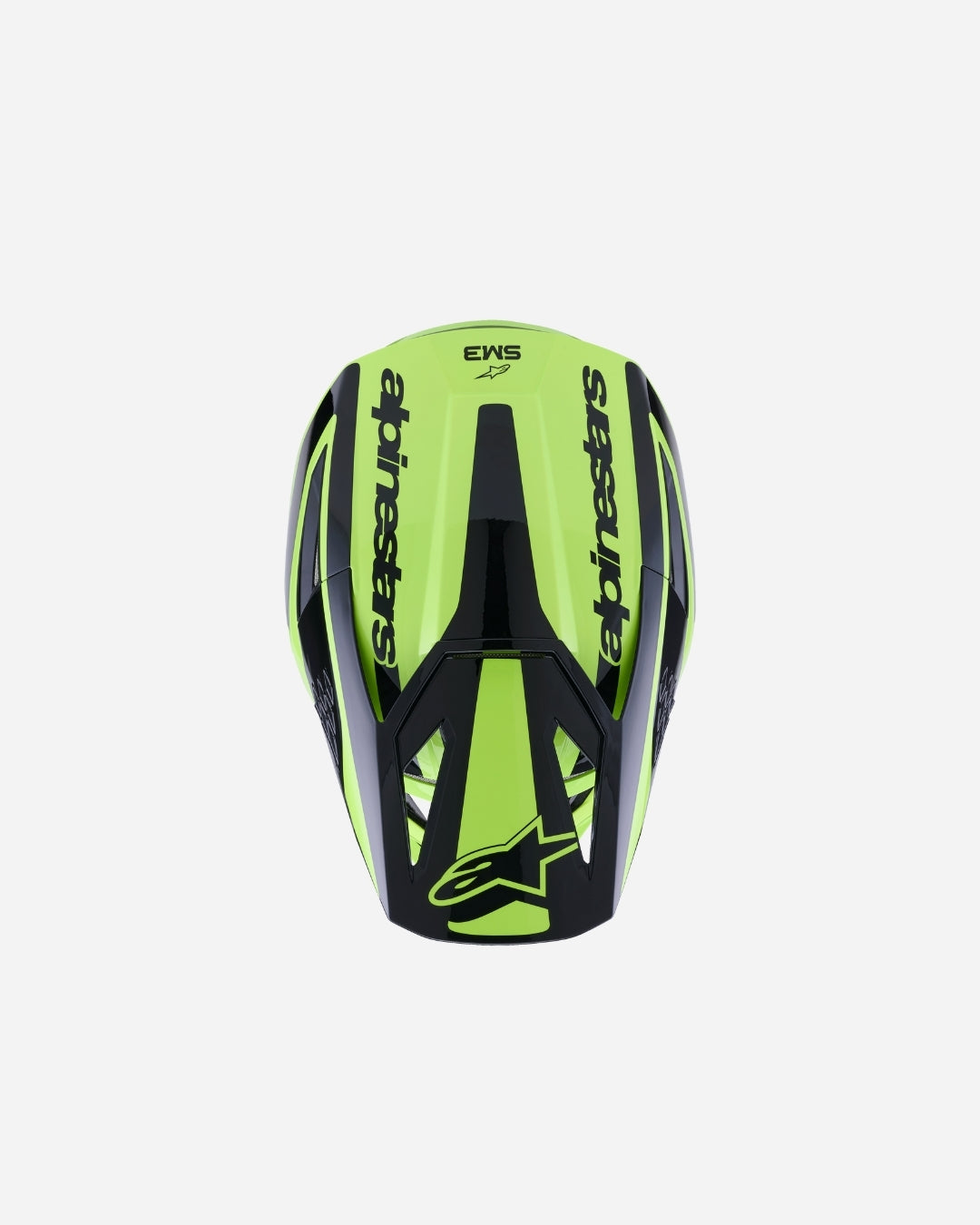 Casque Alpinestars Supertech M3 Heat ece06 - Jaune Fluo/Noir Brillant