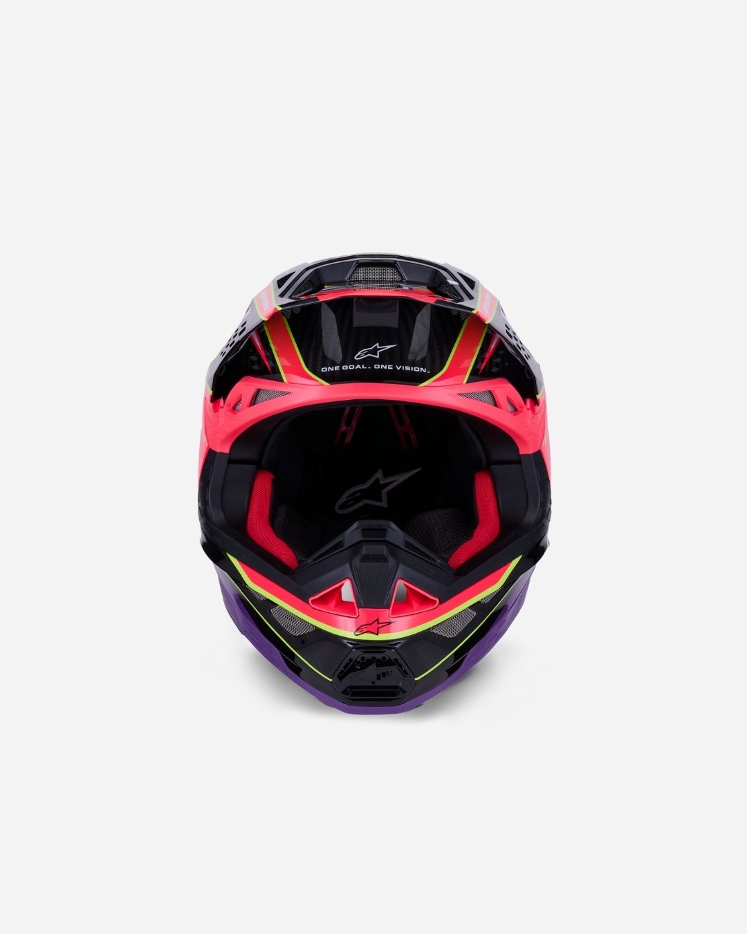 Casque Alpinestars Supertech Supertech M10 Eraece 22.06 - Rose/Violet/Jaune Fluo Brillant