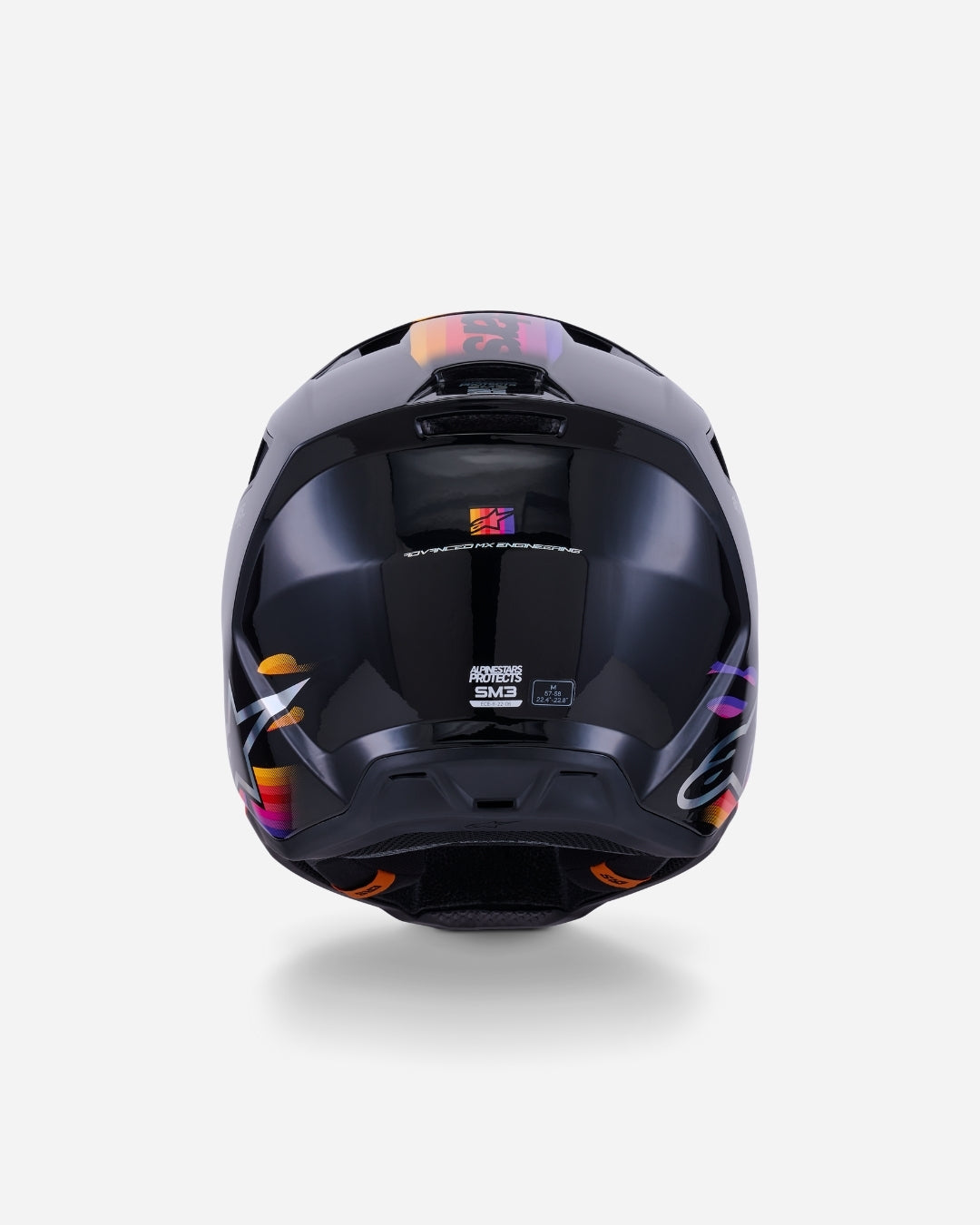 Casque Alpinestars Supertech M3 Force ece06 - Noir Brillant