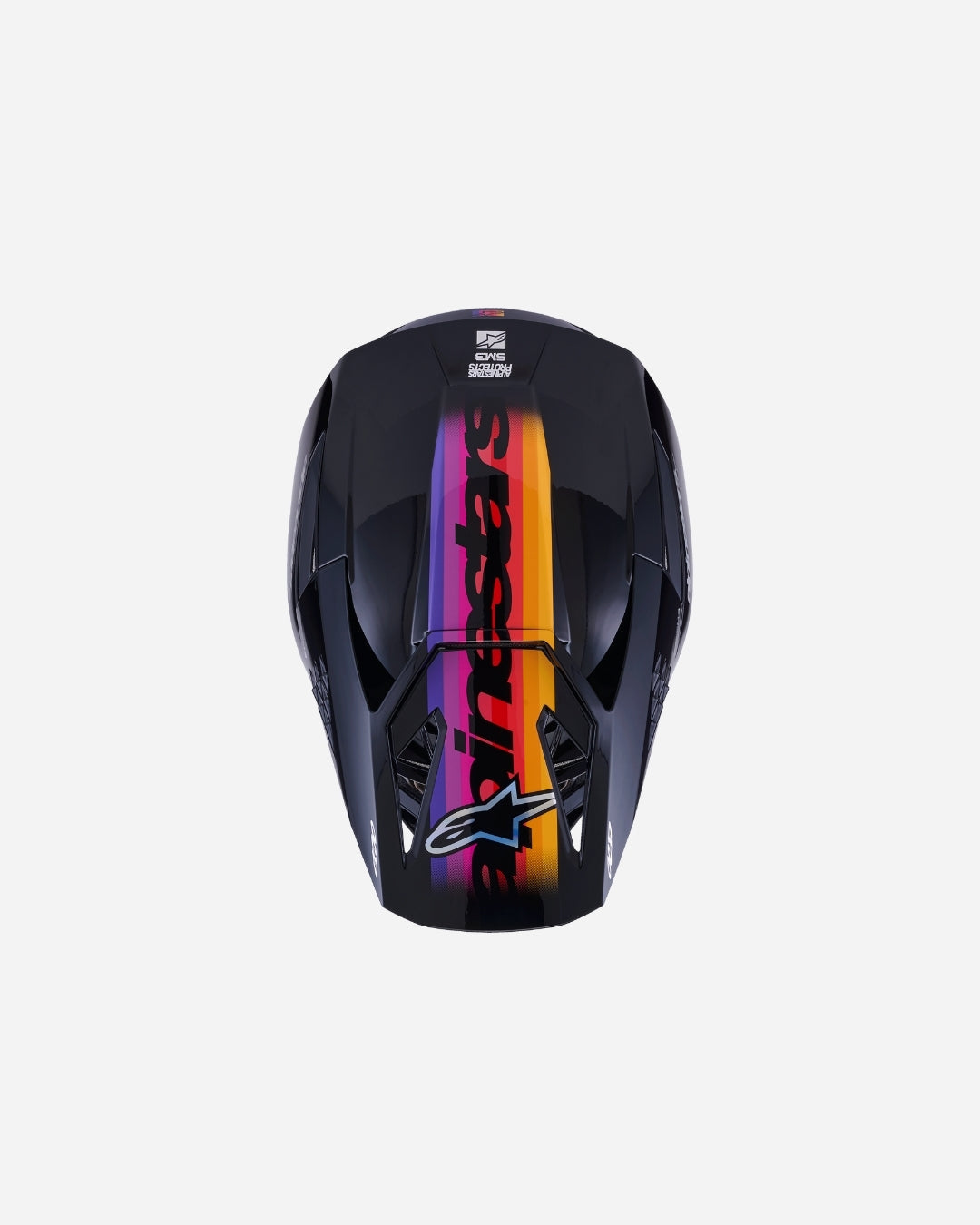 Casque Alpinestars Supertech M3 Force ece06 - Noir Brillant