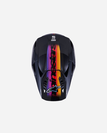 Casque Alpinestars Supertech M3 Force ece06 - Noir Brillant