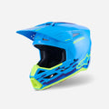 Casque Alpinestars Supertech M3 Force ece06 - Cyan Brillant