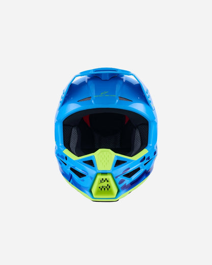 Casque Alpinestars Supertech M3 Force ece06 - Cyan Brillant