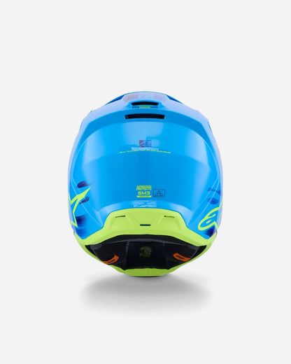 Casque Alpinestars Supertech M3 Force ece06 - Cyan Brillant