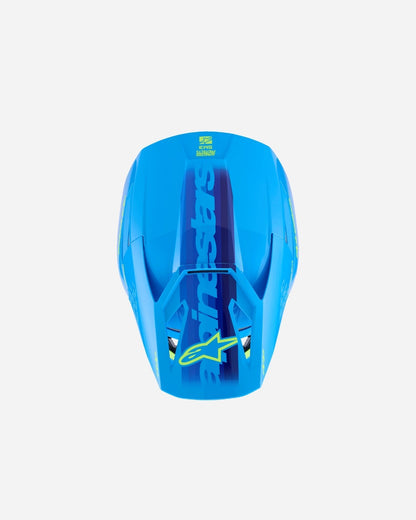 Casque Alpinestars Supertech M3 Force ece06 - Cyan Brillant