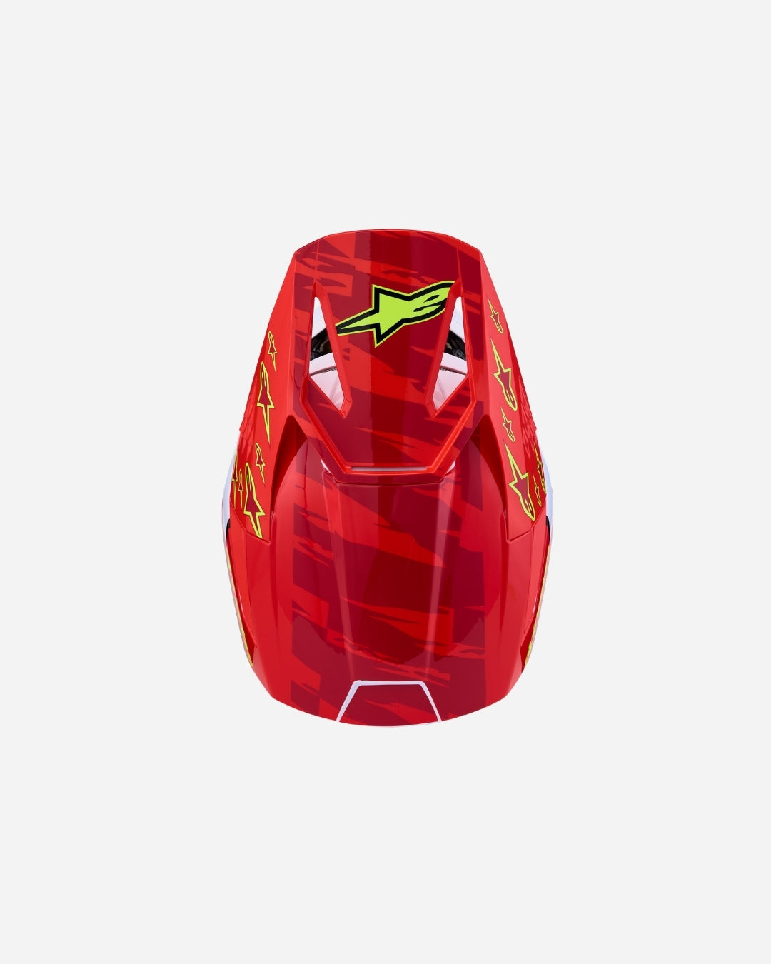 Alpinestars S-M3 Falcon Children's Helmet ECE 06 - Red Fluo/White/Blue/Yellow Fluo Glossy